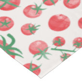 Tomato Watercolor Pattern Tafelkleed (Gekanteld)