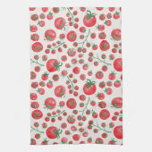 Tomato Watercolor Theedoek (Verticaal)