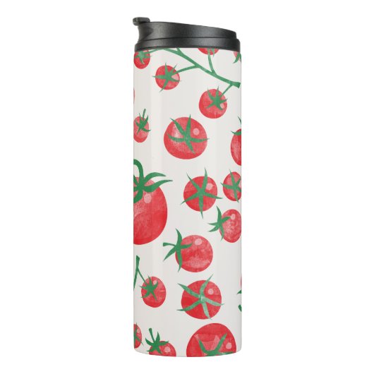 Tomato Waterverf Fun Mediterraan Thermosbeker (Geroteerd rechts)