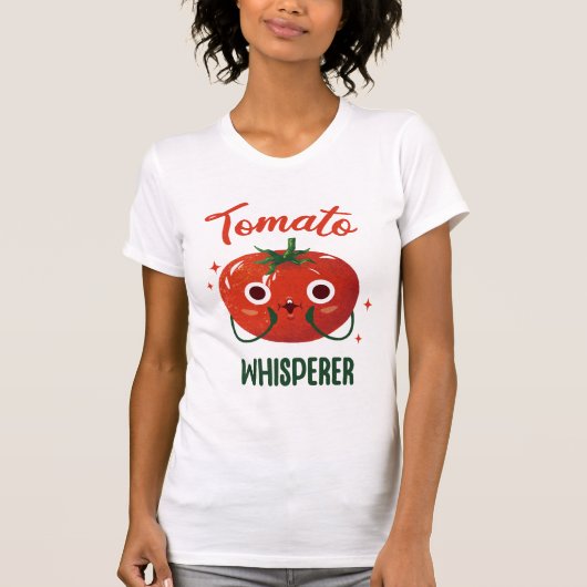 Tomato Whisperer Funny Tomaten Gardening T-shirt (Voorkant)