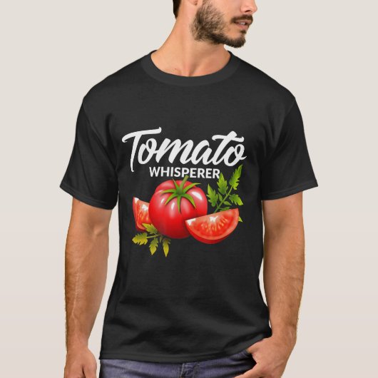 Tomato Whisperer Gardening Tending Garden Farm T-shirt (Voorkant)