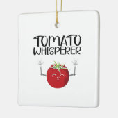 Tomato Whisperer Keramisch Ornament (Links)