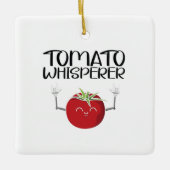 Tomato Whisperer Keramisch Ornament (Voorkant)