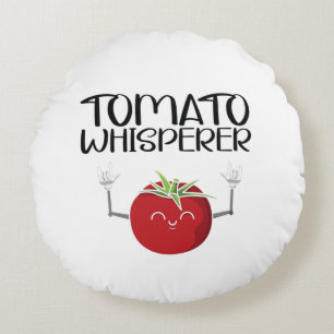 Tomato Whisperer Rond Kussen