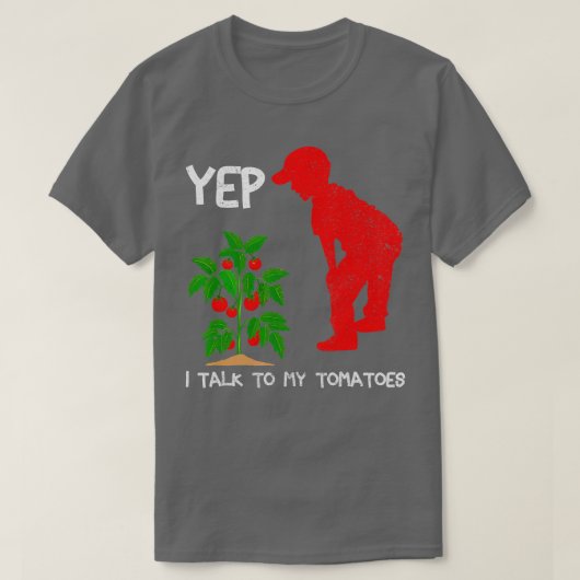 Tomato whisperer voor amateurtuinen en tomaten t-shirt (Design voorkant)