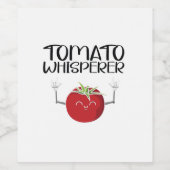 Tomato Whisperer Wijn Etiket (Enkel label)