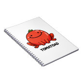 Tomatoad Grappige Tomaat Pad Grappenmaker  Notitieboek (Rechterzijde)
