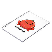 Tomatoad Grappige Tomaat Pad Grappenmaker  Notitieboek (Linkerzijde)