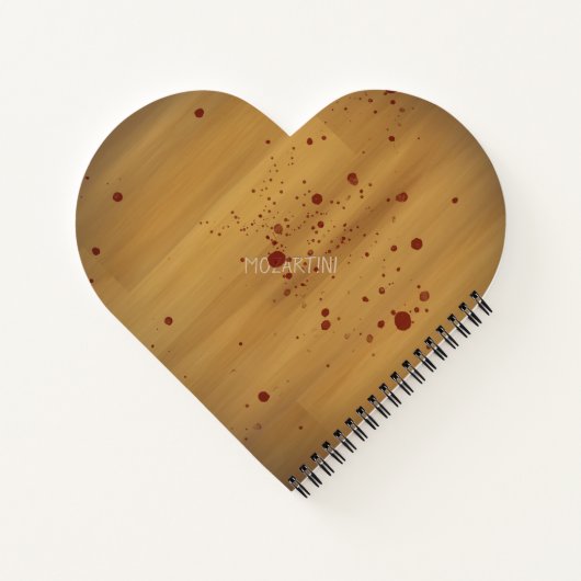 Tomatocide Chalk schetst bloedspattercriminaliteit Notitieboek (Achterkant)