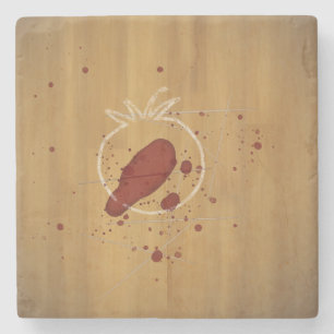 Tomatocide Evidence of Murfied Tomato Funny Stenen Onderzetter