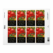 TOMATOES KITCHEN PRESERVES, KANNINGS, TOMATO SAUCE ETIKET (Full Sheet)