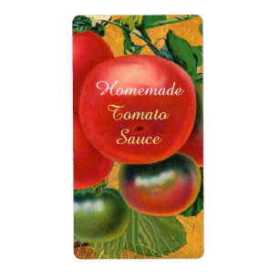 TOMATOES KITCHEN PRESERVES, KANNINGS, TOMATO SAUCE ETIKET