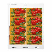 TOMATOES KITCHEN PRESERVES, KANNINGS, TOMATO SAUCE ETIKET (Full Sheet)