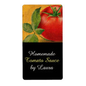TOMATOES KITCHEN PRESERVES, KANNINGS, TOMATO SAUCE ETIKET (Voorkant)