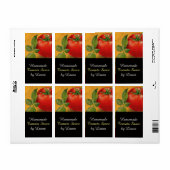TOMATOES KITCHEN PRESERVES, KANNINGS, TOMATO SAUCE ETIKET (Full Sheet)