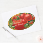 TOMATOES KITCHEN PRESERVES, KANNINGS, TOMATO SAUCE OVALE STICKER (Envelop)