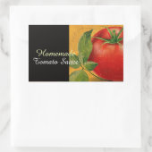 TOMATOES KITCHEN PRESERVES, KANNINGS, TOMATO SAUCE RECHTHOEKIGE STICKER (Tas)