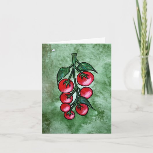 Tomatoliefhebber Bedankkaart (Voorkant)
