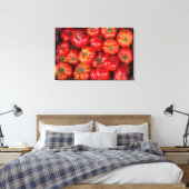 Tomatos op de markt canvas afdruk (Insitu (Slaapkamer))