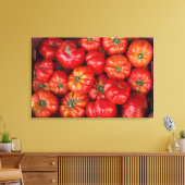 Tomatos op de markt canvas afdruk (Insitu (Woonkamer))