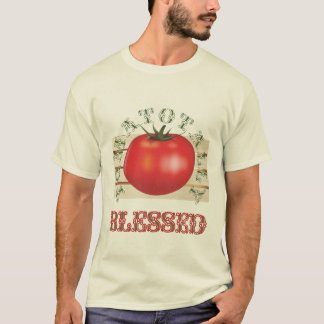 tomatotaal gezegend t-shirt