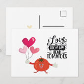 Tomatovlak Kerstkaart (Voorkant / Achterkant)