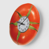 tomatuurwandklok grote klok (Hoek)