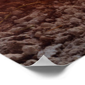 Tomb Empty met mantel bij zonnopende tomb van Jezu Poster (Hoek)