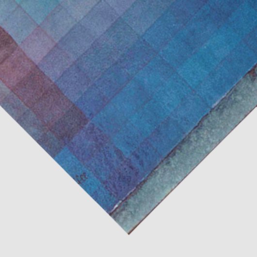 Tomb in Drie, Klee Tissuepapier (Detail)