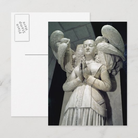 Tomb of Agnes Sorel 1450-59 Briefkaart (Voorkant / Achterkant)