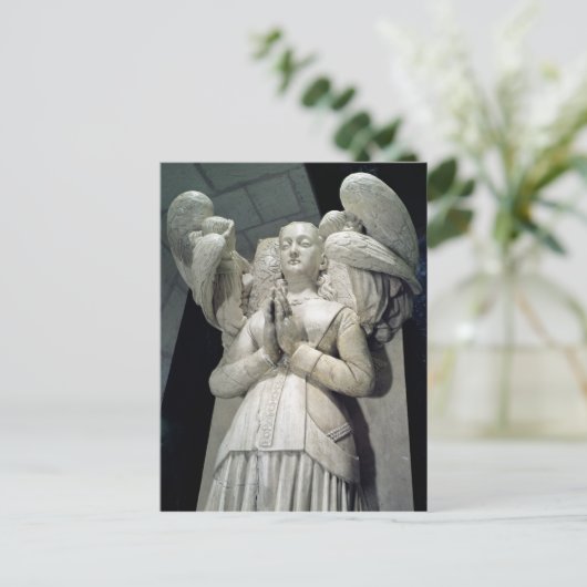 Tomb of Agnes Sorel 1450-59 Briefkaart (Staand voorkant)