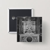 Tomb of Charles Le Brun en zijn vrouw Vierkante Button 5,1 Cm (Voorkant /achterkant)