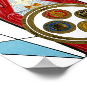 Tomb of Christelijk Rosenkreutz Poster (Hoek)