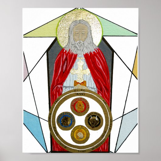 Tomb of Christelijk Rosenkreutz Poster (Voorkant)