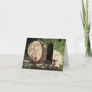 Tomb of Christus Risen Jesus Christelijk Notecard Kaart