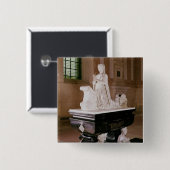 Tomb of Diane de Poitiers Vierkante Button 5,1 Cm (Voorkant /achterkant)