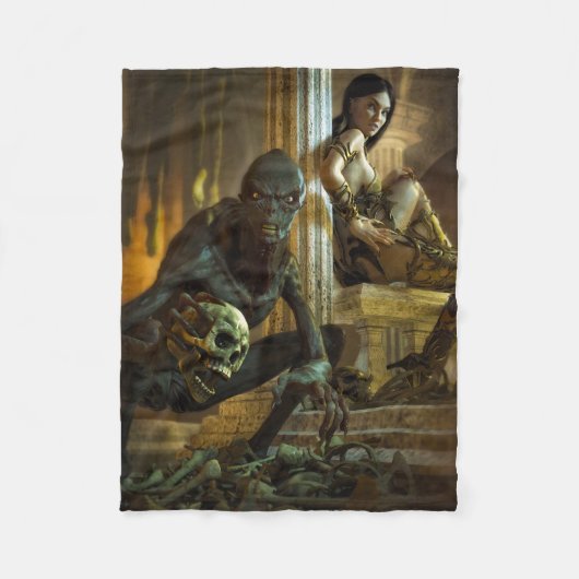Tomb of Horror Fleece Deken (Voorkant)