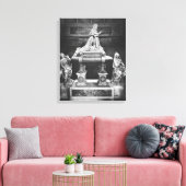 Tomb of Jean-Baptiste Colbert de Torcy Canvas Afdruk (Insitu (Woonkamer))