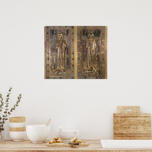 Tomb of Jean en Blanche van Frankrijk Poster (Keuken)