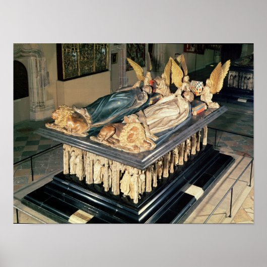 Tomb of John the Fearless en Margaret of Poster (Voorkant)