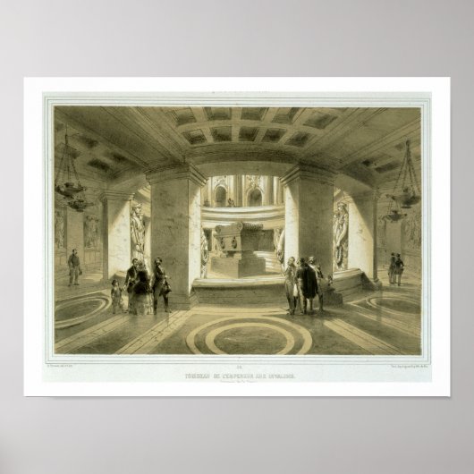 Tomb of Napoleon (1769-1821) at Invalides, uit 'P Poster (Voorkant)