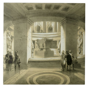 Tomb of Napoleon (1769-1821) at Invalides, uit 'P Tegeltje