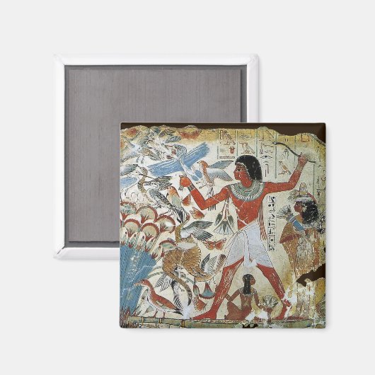 Tomb of Nebamun: Fowling Magneet (Voorkant / Achterkant)