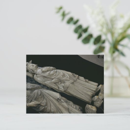 Tomb of Philippe IV Le Bel, 1327 Briefkaart (Staand voorkant)