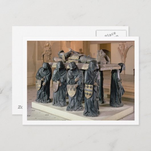 Tomb of Philippe Pot (1428-94) van Citeaux Abbey, Briefkaart (Voorkant / Achterkant)