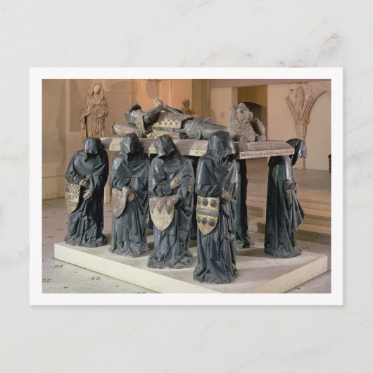 Tomb of Philippe Pot (1428-94) van Citeaux Abbey, Briefkaart (Voorkant)
