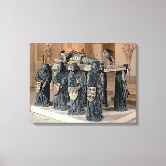 Tomb of Philippe Pot (1428-94) van Citeaux Abbey, Canvas Afdruk (Voorkant)