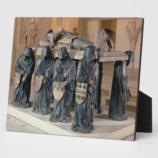 Tomb of Philippe Pot (1428-94) van Citeaux Abbey, Fotoplaat (Zijkant)