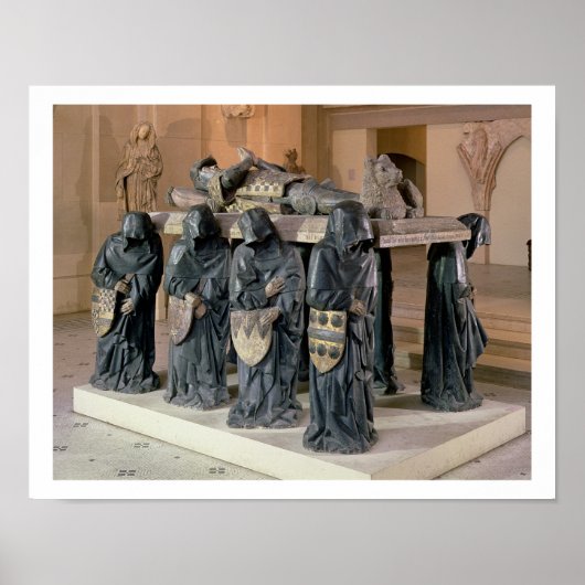 Tomb of Philippe Pot (1428-94) van Citeaux Abbey, Poster (Voorkant)