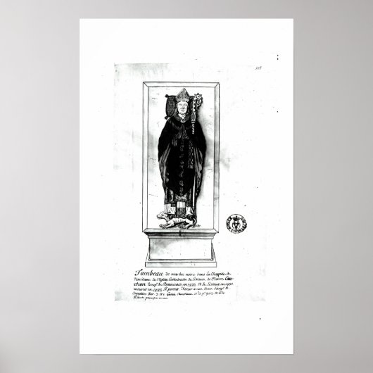 Tomb of Pierre Cauchon Poster (Voorkant)